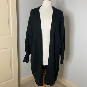 Black cardigan